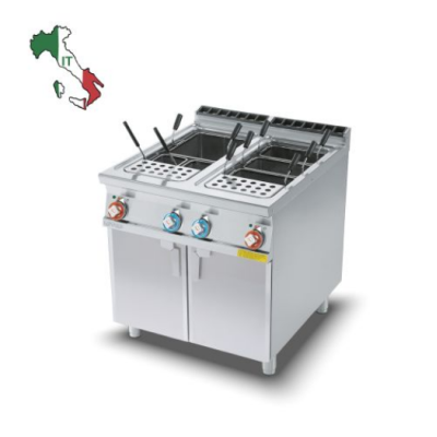  Βραστήρας ζυμαρικών διπλός επιδαπέδιος ηλεκτρικός 40+40lt